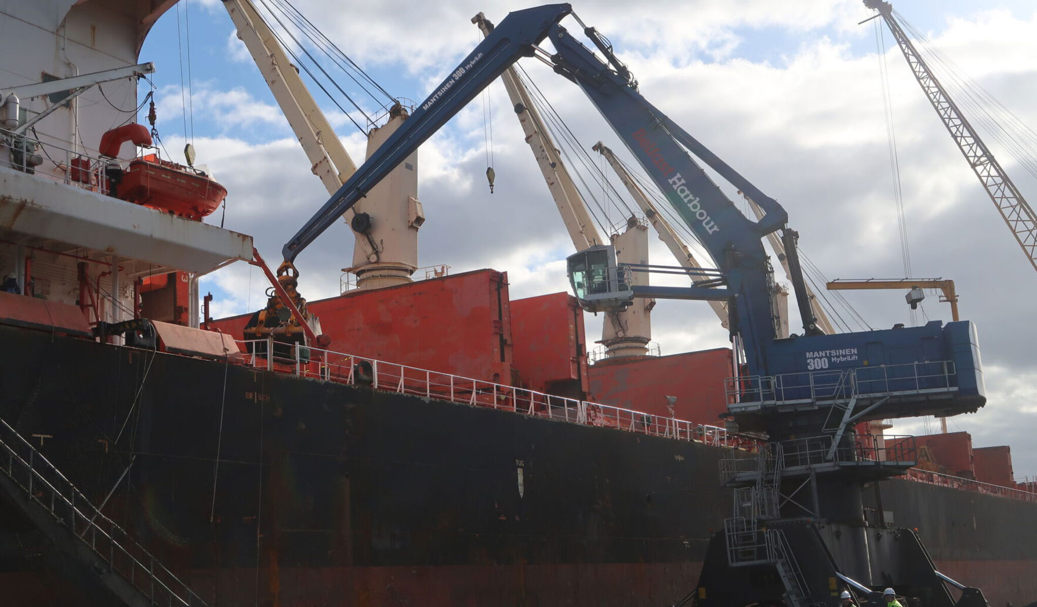 Image of Hydraulic Cranes / Port Cranes from the Mantsinen Crane Range