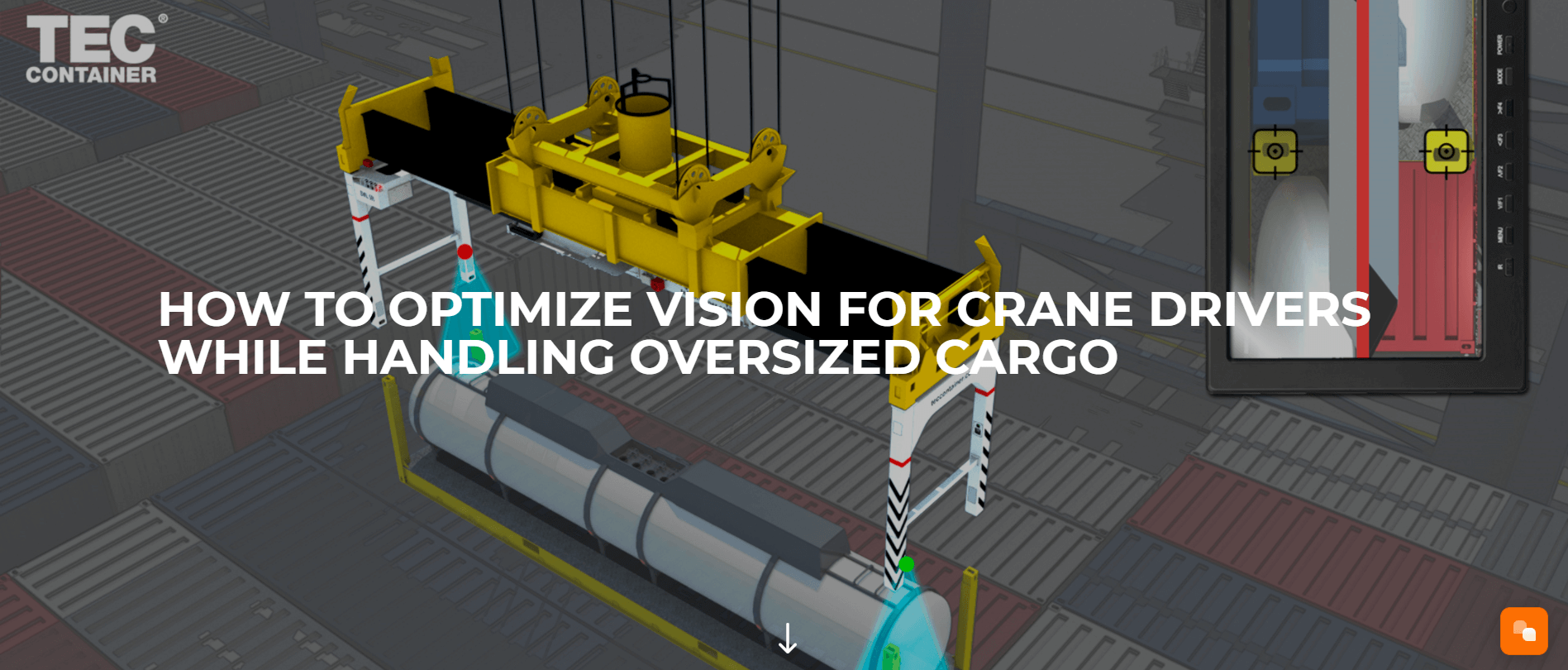 Image of BA030E With Cameras and text 'How To Optimize Vision For Crane Drivers While Handling Oversized Cargo'